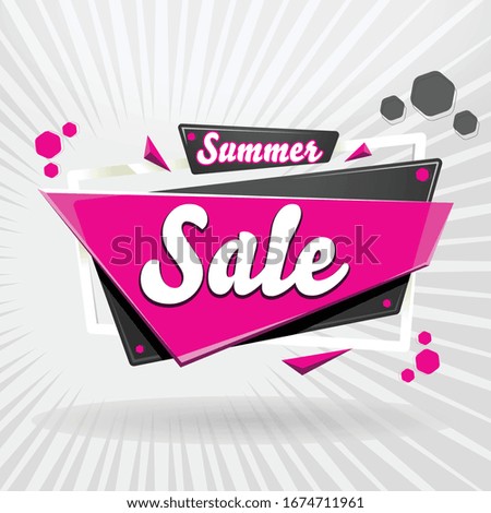 Summer Sale Banner Background Promotional Product