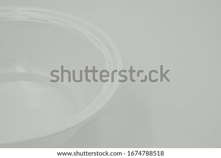 White ceramic bowl isolated on white background with clipping path, blank template porcelain tableware for your design, white ceramic bowl for sauces white background.
