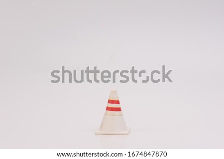 Traffic signs isolated over white