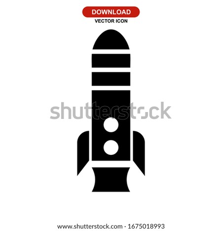 rockets icon or logo isolated sign symbol vector illustration - high quality black style vector icons
