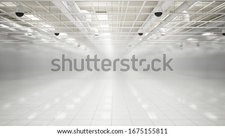 Store environment - render/sketch background Royalty-Free Stock Photo #1675155811