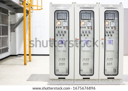 Remote Control Panel for Distribution Transformer : show annunciator, no. of tap, control tap and cooling fan of transformer