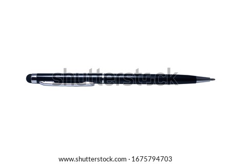 Pen ball on white background Royalty-Free Stock Photo #1675794703