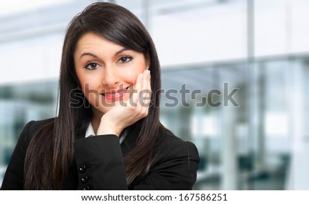 Beautiful businesswoman portrait 