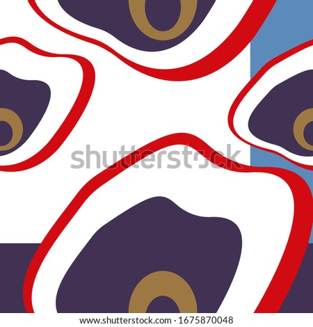 abstract pattern expressive shape ornaments graphical design