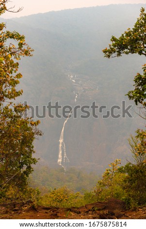 Barehipani Waterfall resembles the shape of a rope locally known as Barehi in Similipal National Park, Orissa.