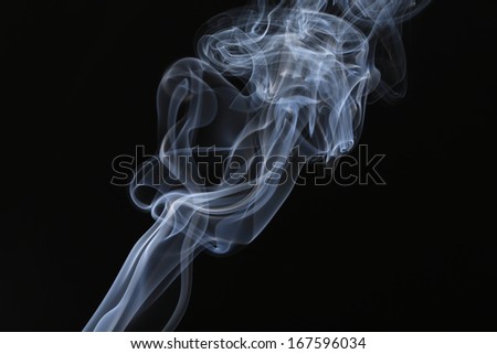 White smoke stream close up. Abstract. Whole background.