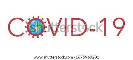 Pandemic Covid-19 of Coronavirus Sars-CoV-2 vector illustration