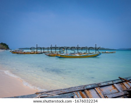 Scenic beauty of the Bharatpur beach in Neil Island, Andamans, India Royalty-Free Stock Photo #1676032234