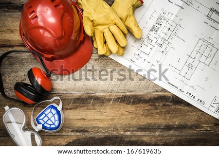 Protective clothing with plans