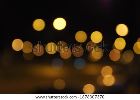 glittering stars on bokeh. Christmas background and wallpaper