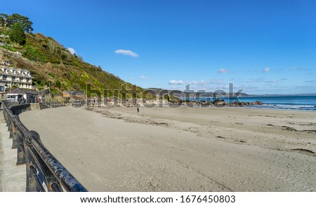 The beach in Looe Cornwall south west England Royalty-Free Stock Photo #1676450803