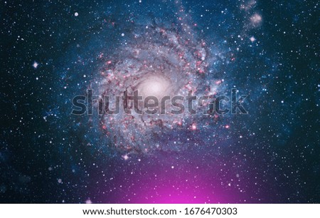 Galaxies, nebulas and stars in universe.Bright colorful backgrounds. Elements of this image furnished by NASA