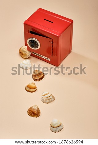 Vacation fund safe with shells