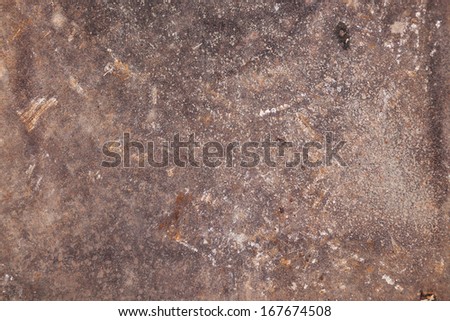 Background of metal plate dirty