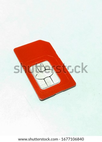 A picture of sim card