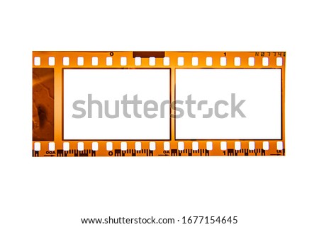 (35 mm.)Vintage film frame.With white space.film camera. Royalty-Free Stock Photo #1677154645