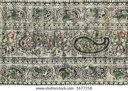 Vintage Silk textile pattern
