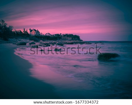 Twilight at Nobska Beach on Cape Cod