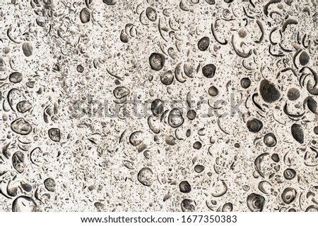 abstract gray background with concentric non-symmetrical elements