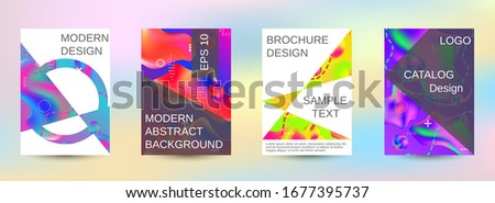 Modern design template. Creative fluid backgrounds. Artistic covers design. Creative fluid colors backgrounds.  Trendy creative vector cosmic gradient. Bright print.