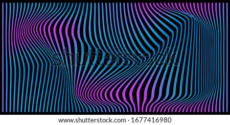 Retro pattern with black trending cyberpunk background on dark background for concept design. Geometric shape. Black abstract geometric background. Futuristic gradient. Technology background concept.