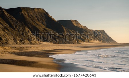 A picture of the beautiful scenery at Bovbjerg fyr, Denmark