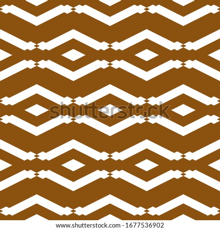 Seamless pattern. Shapes backdrop. Rhombuses, figures ornament. Ethnic wallpaper. Geometric background. Folk motif. Digital paper, textile print, web design, abstract illustration. Vector artwork.