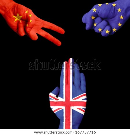 China EU UK Rock-Paper-Scissors 