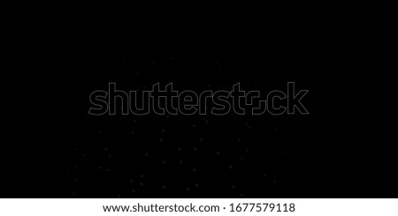 Dark Gray vector background with small and big stars. Colorful illustration with abstract gradient stars. Theme for cell phones.