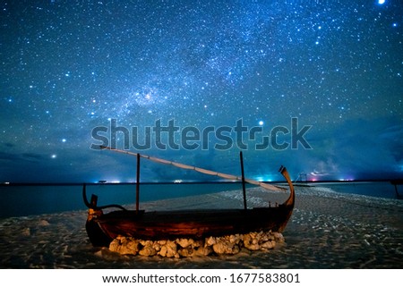 Tropical Milky Way in Maldives