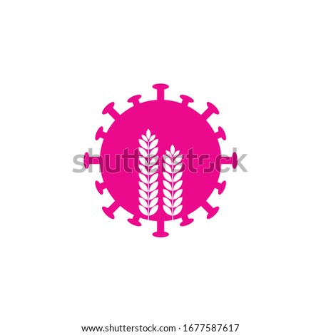 Vector Virus Logo Icon Design Template