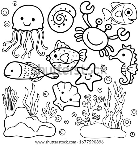 Aquatic Animal Stock Vector Images Avopix Com