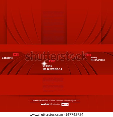 Banners template/graphic or website layout. Vector. 