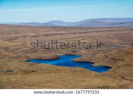 Putorana plateau  shooting from a helicopter