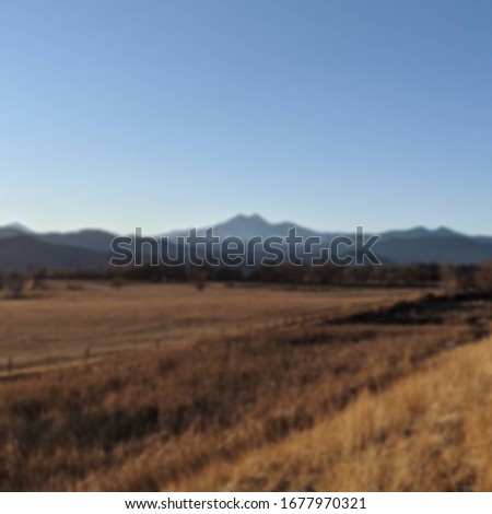 Blurred photo of nature view