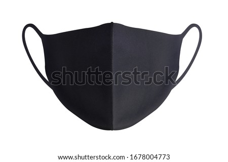 Breathing medical respiratory mask. Hospital or pollution protect face masking, Corona virus, With clipping path Royalty-Free Stock Photo #1678004773
