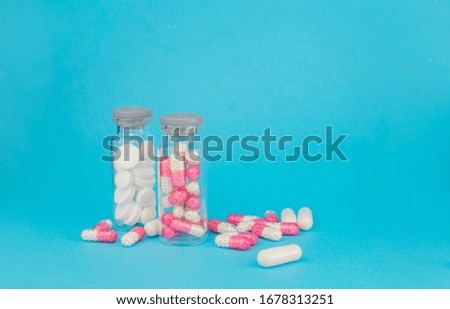 
a lot of medicine pills for disease treatment