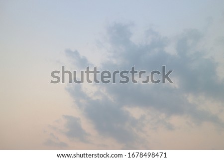                                blue sky with clouds for background.