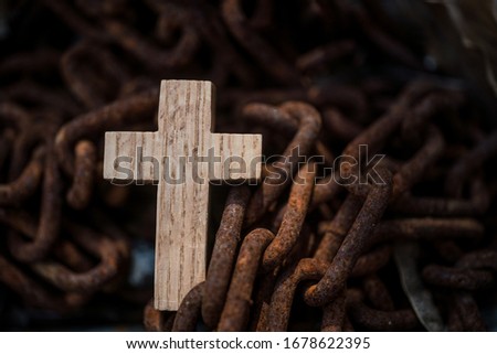 a picture symbolizing Easter cross