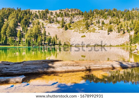 Emerald Lake in Lassen Volcanic National Park, California, USA