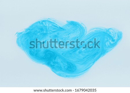 Ink in water on a white background. Abstract  watercolour paint splash background.