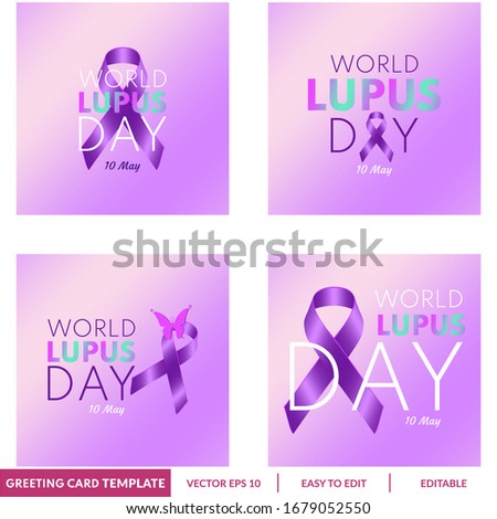 World lupus day design banner for social media, campaign, and blog post. Lupus autoimmune disease vector illustration.