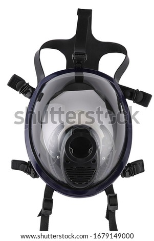 Fire mask  on white background
