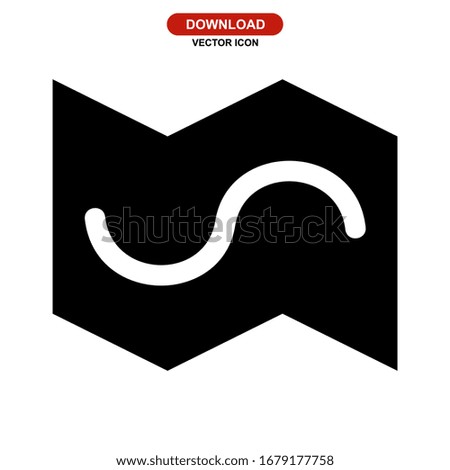 map icon or logo isolated sign symbol vector illustration - high quality black style vector icons
