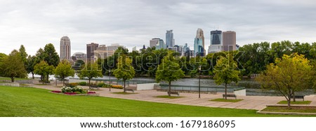 Minneapolis, city in the state of Minnesota, United States of America, during the morning