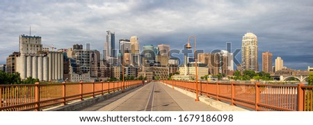 Minneapolis, city in the state of Minnesota, United States of America, during the morning