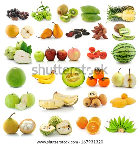 collection of Fruits
