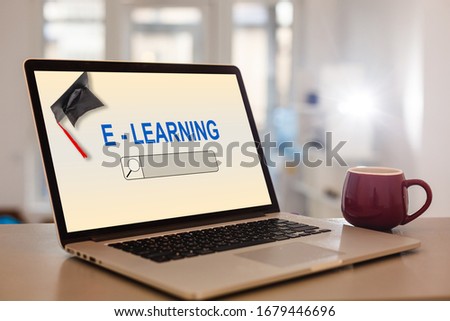 Knowledge Training E-Learning Skills Start Up Launch Concept