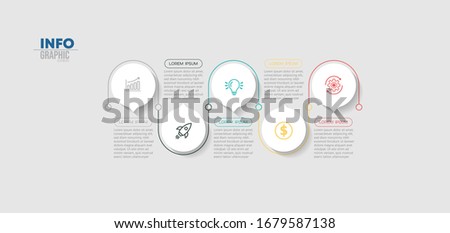 vector illustration Infographic design template with icons and 5 options or steps. Can be used for process, presentations, layout, banner,info graph.